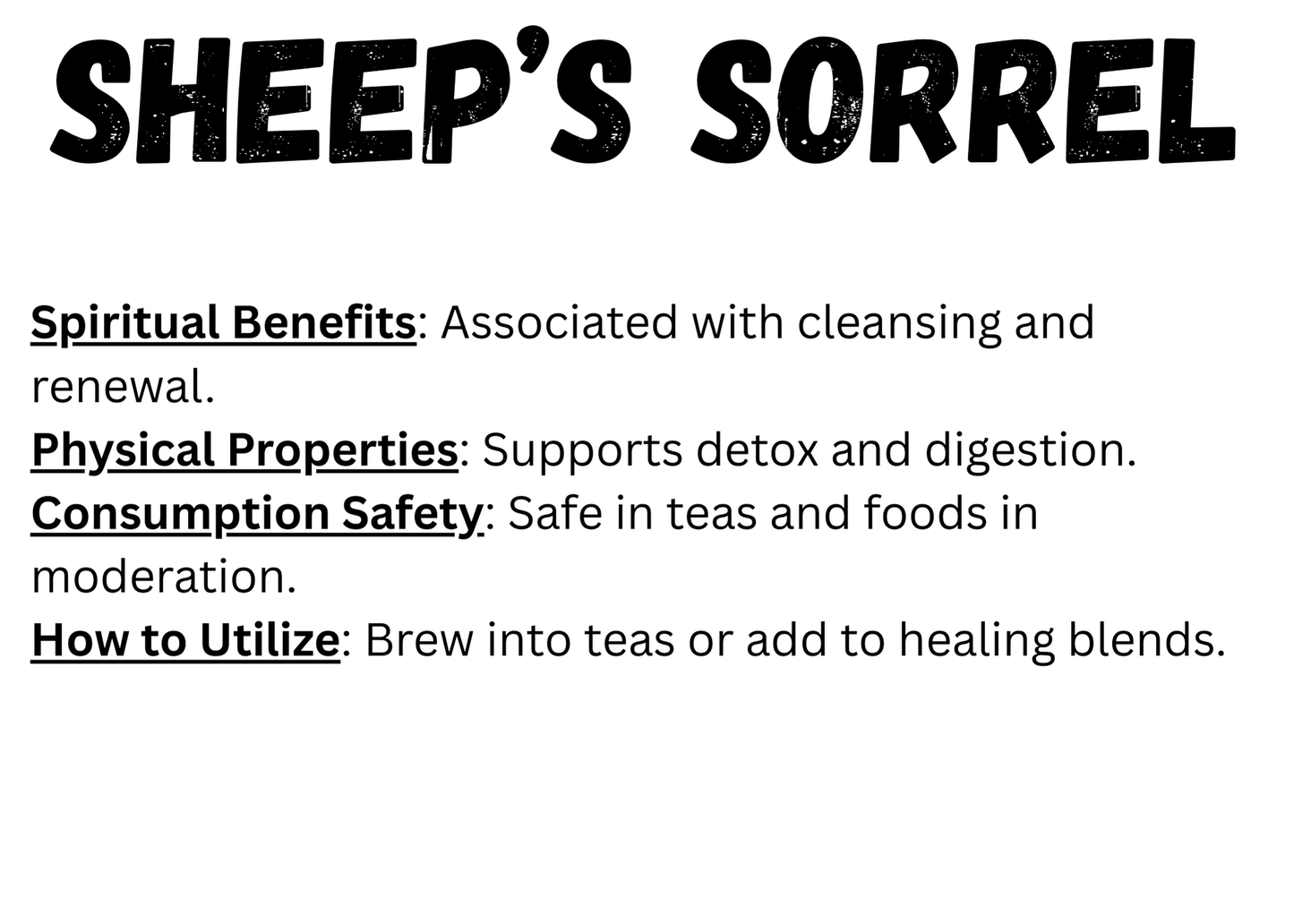 Sheep's Sorrel