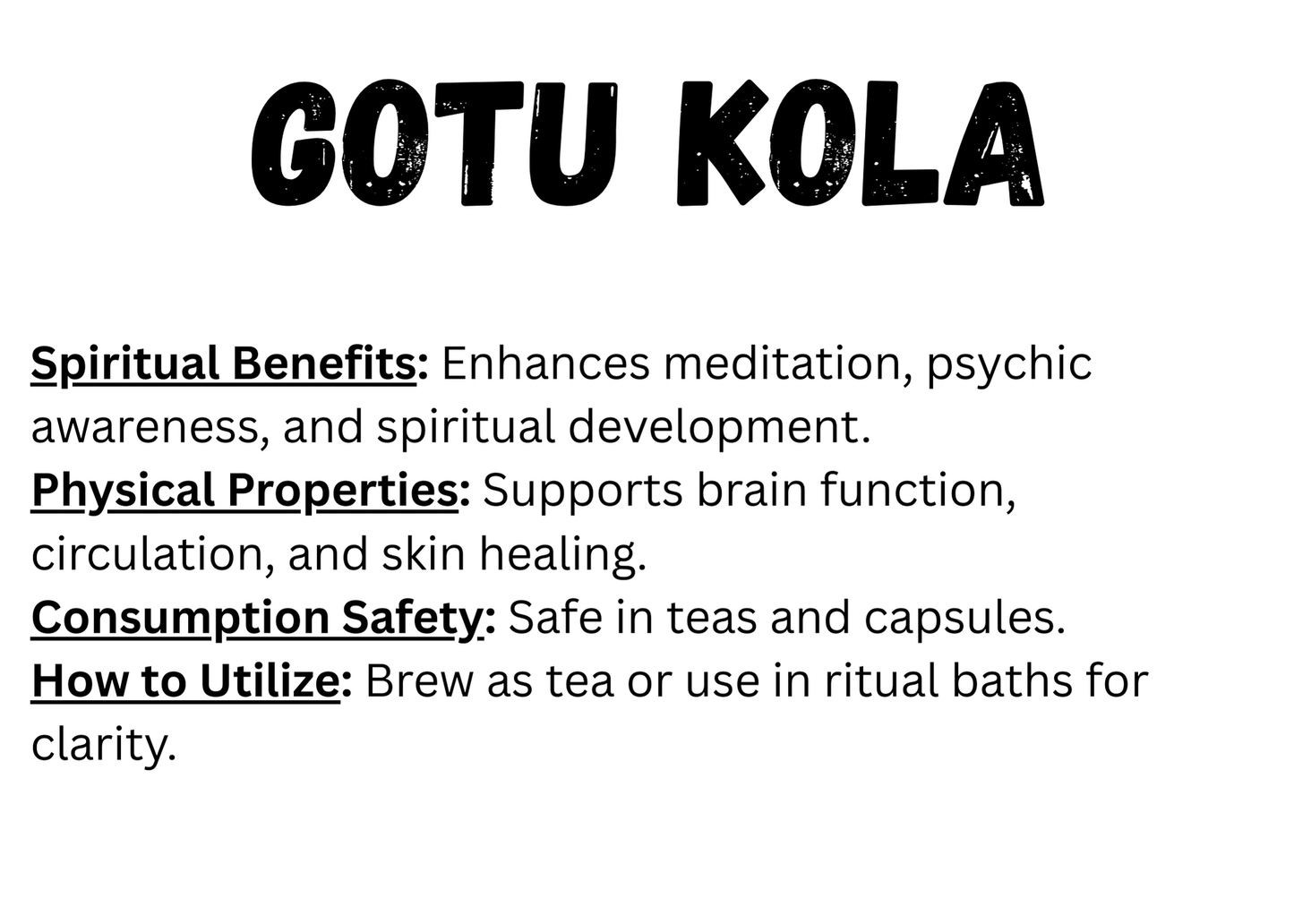 Gotu Kola