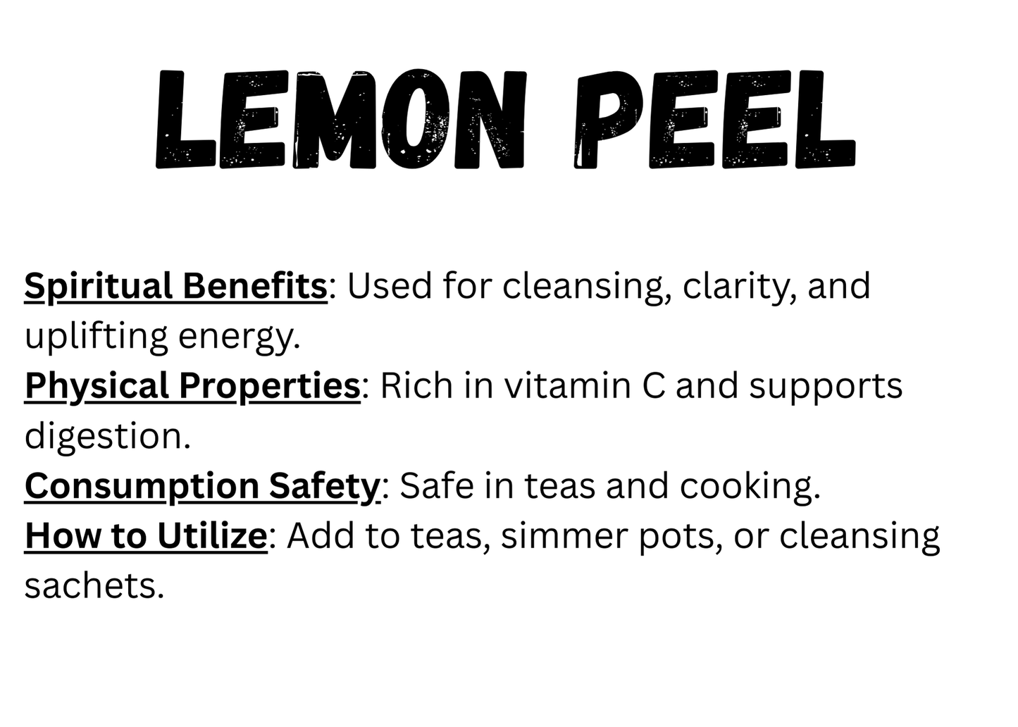 Lemon Peel