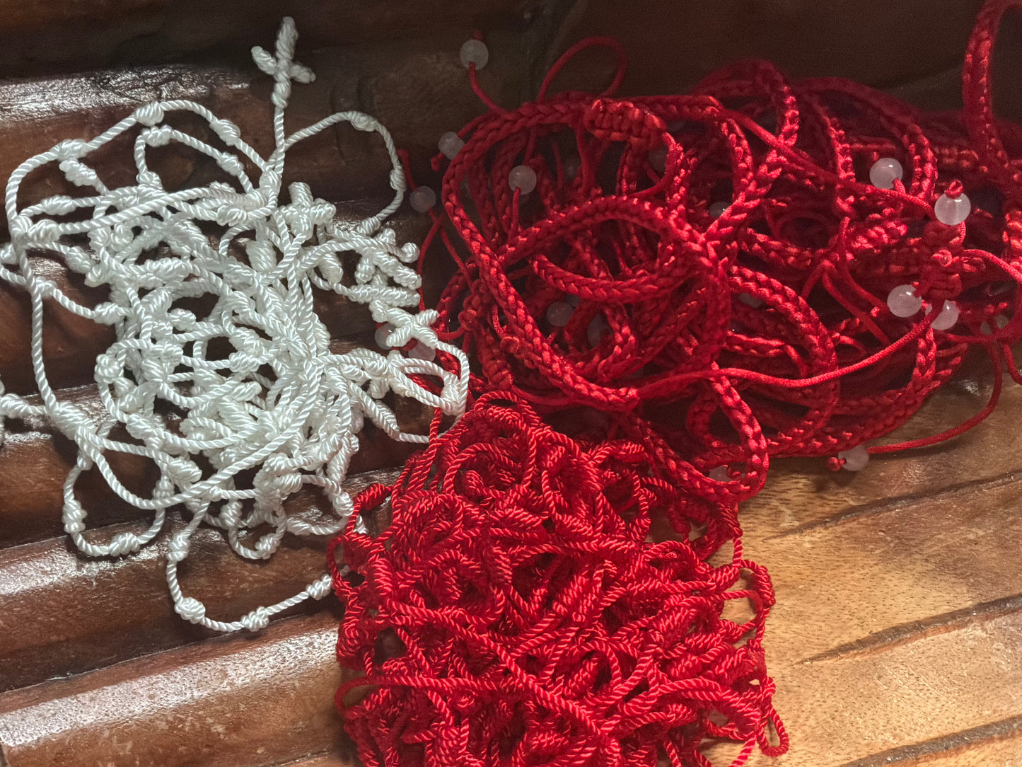 Spelled 10 knot bracelets