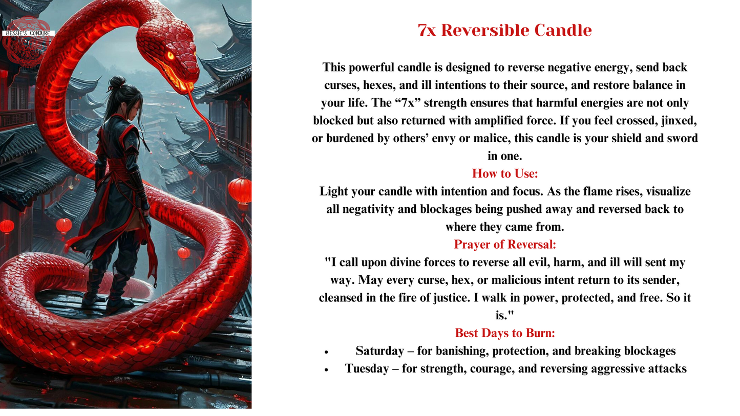 7X REVERSIBLE CANDLE
