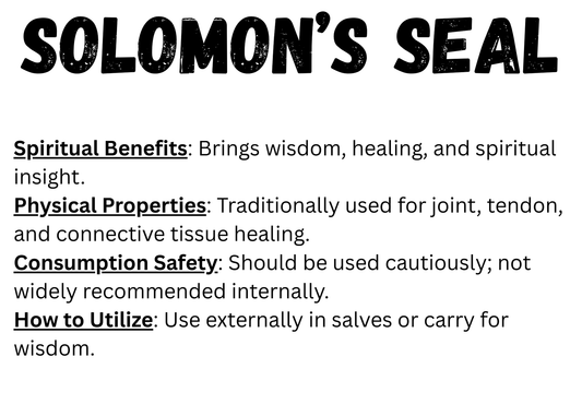 Solomon's Seal Root