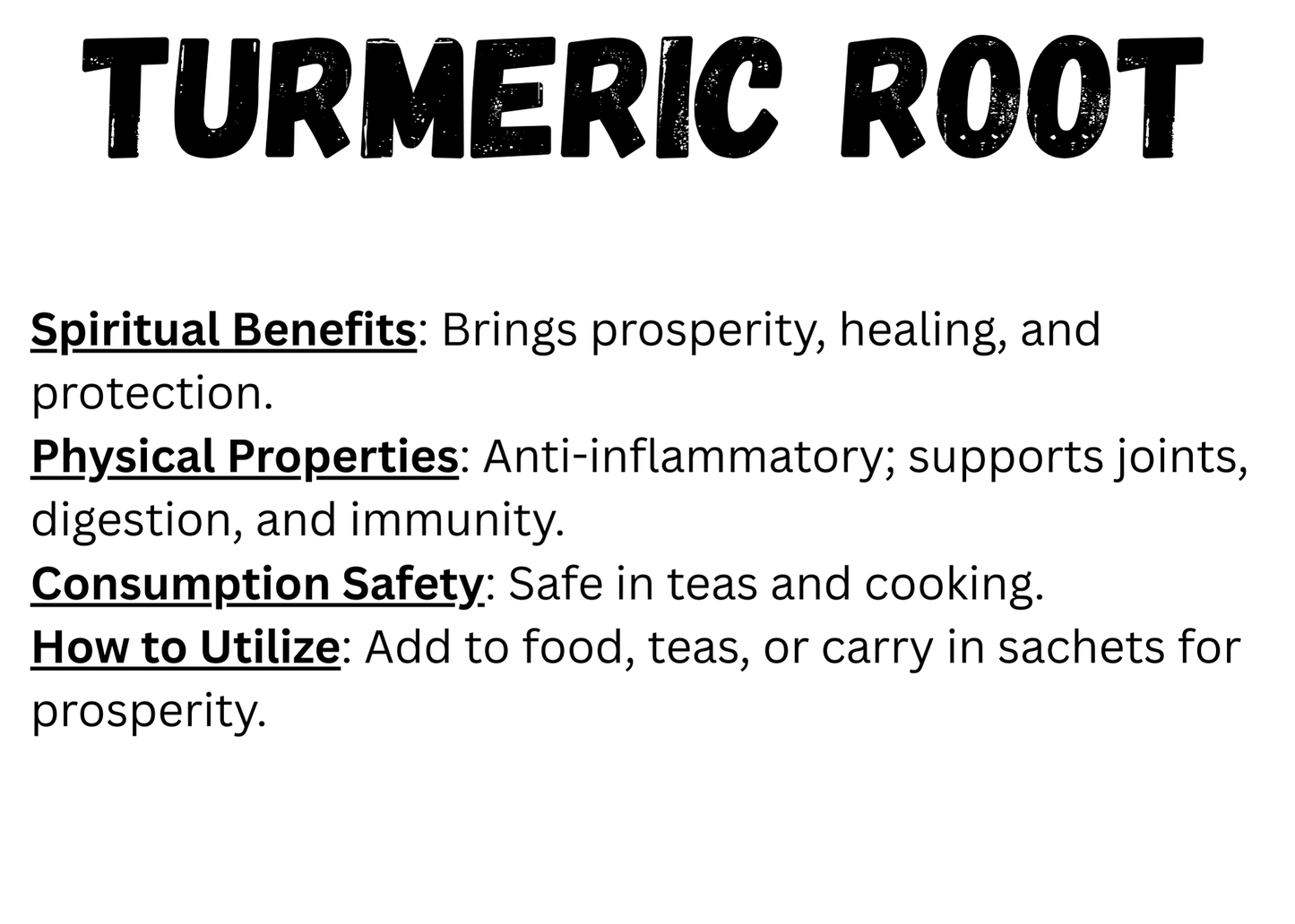 Turmeric Root