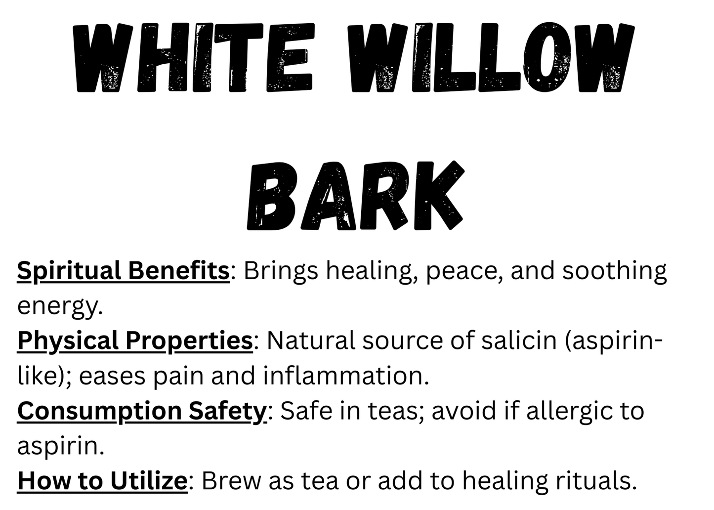 White Willow Bark