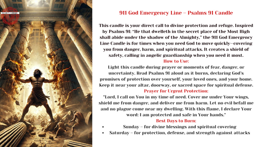 911 GOD EMERGENCY LINE - PSLAMS 91 CANDLE