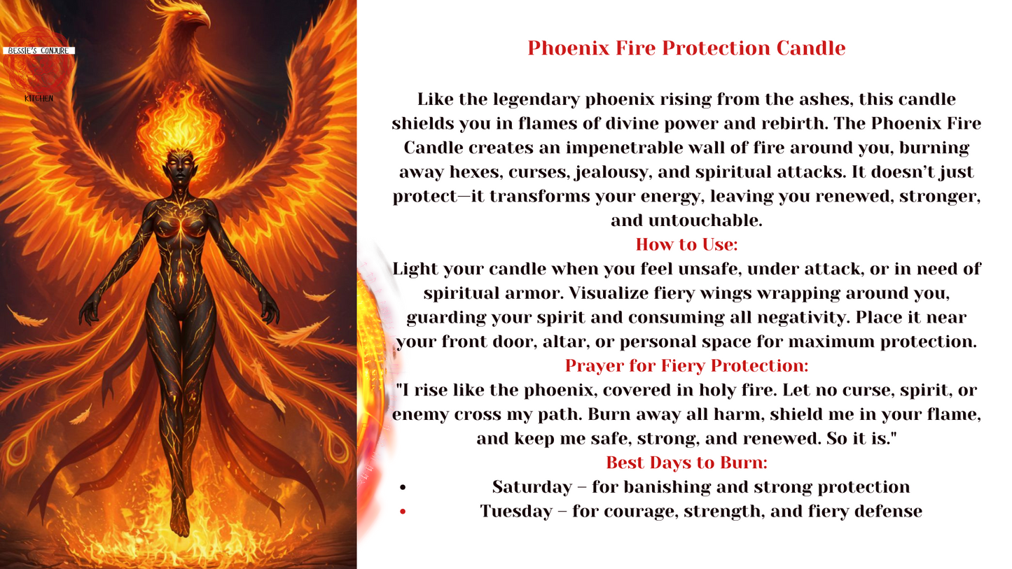 PHOENIX FIRE PROTECTION CANDLE