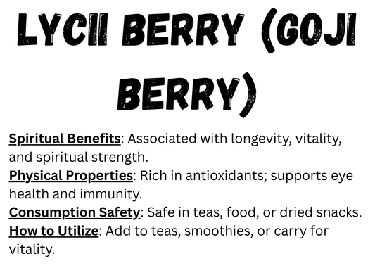Lycii (Goji) Berry