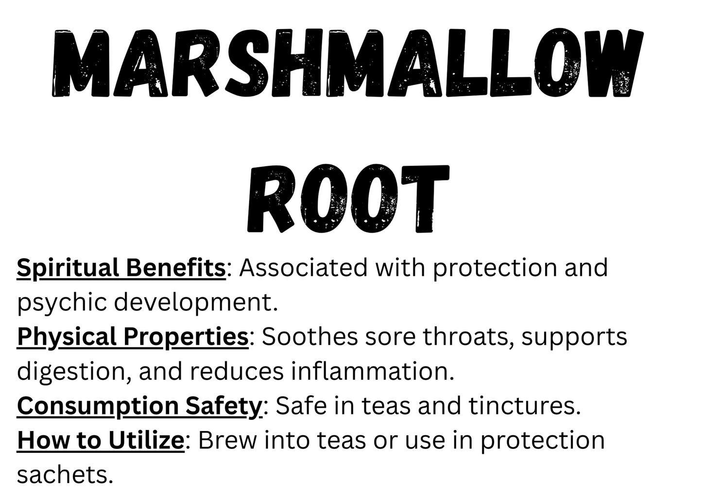 Marshmellow Root