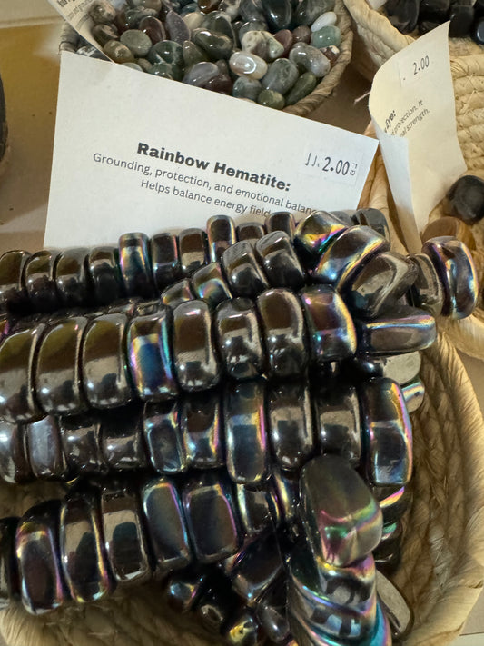 Rainbow hematite